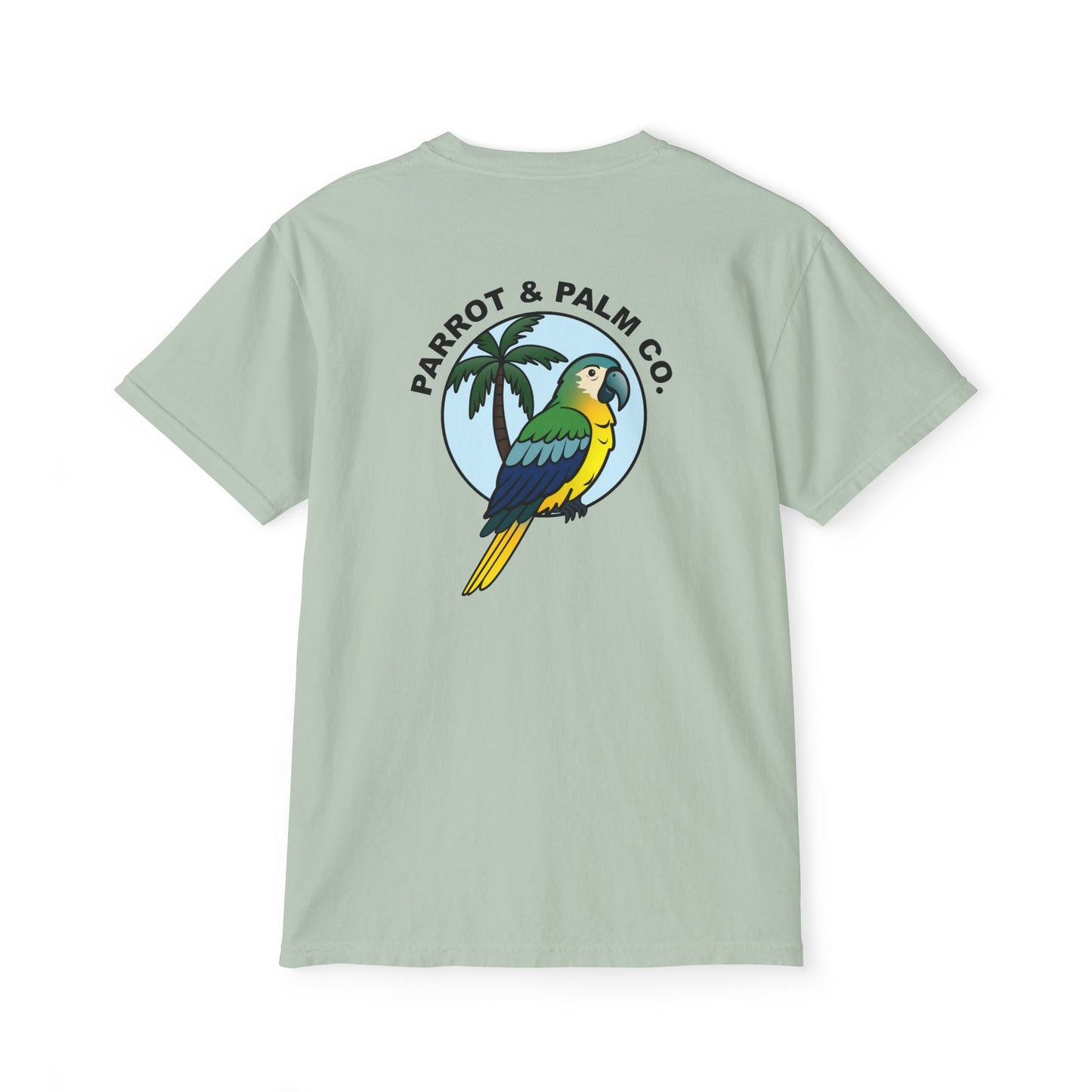 P & P Blue Parrot Pocket T-Shirt
