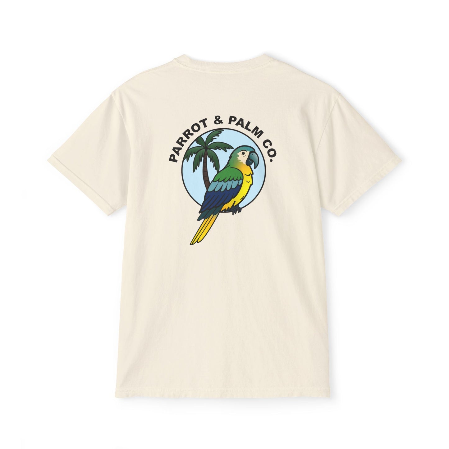 P & P Blue Parrot Pocket T-Shirt