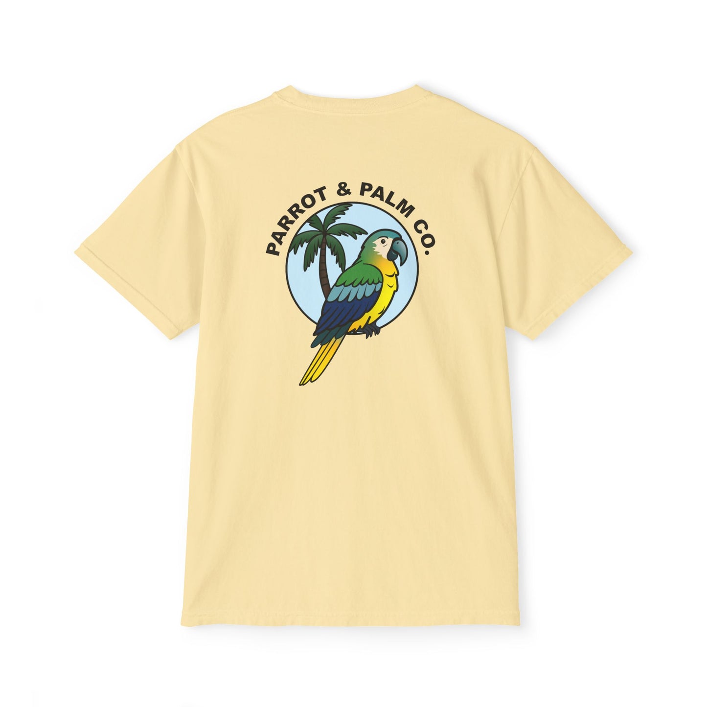 P & P Blue Parrot Pocket T-Shirt