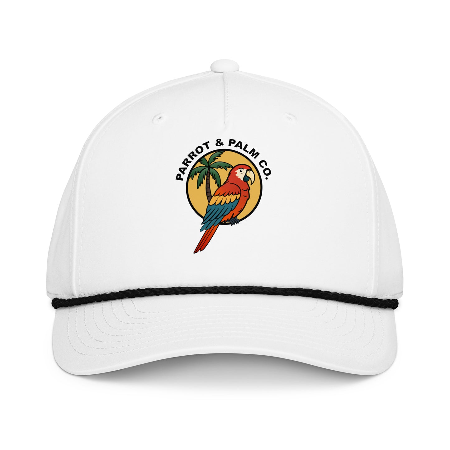 P&P White Rope Hat (Red Parrot)